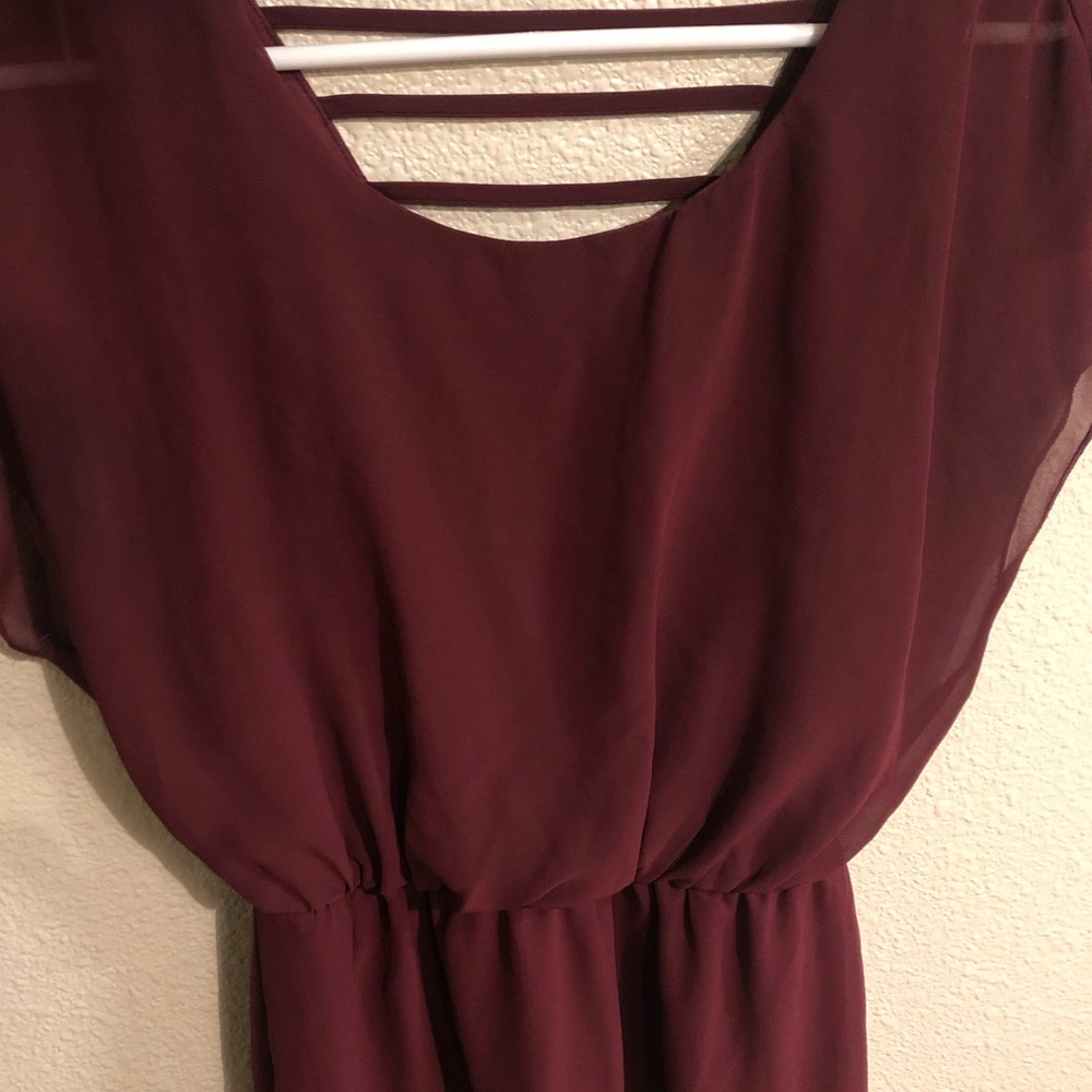 Maroon dress